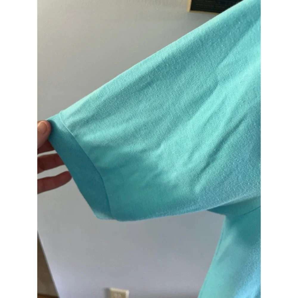 Ralph Lauren Polo Shirt Aqua Blue Short Sleeve Classic Preppy Men's Size XXXL‎